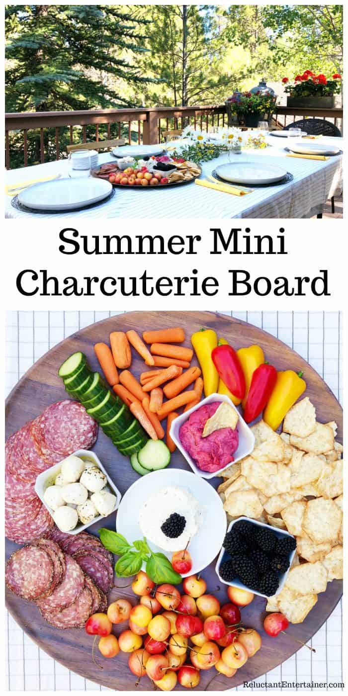 Summer Grilled Cheese Dinner Tray - Reluctant Entertainer