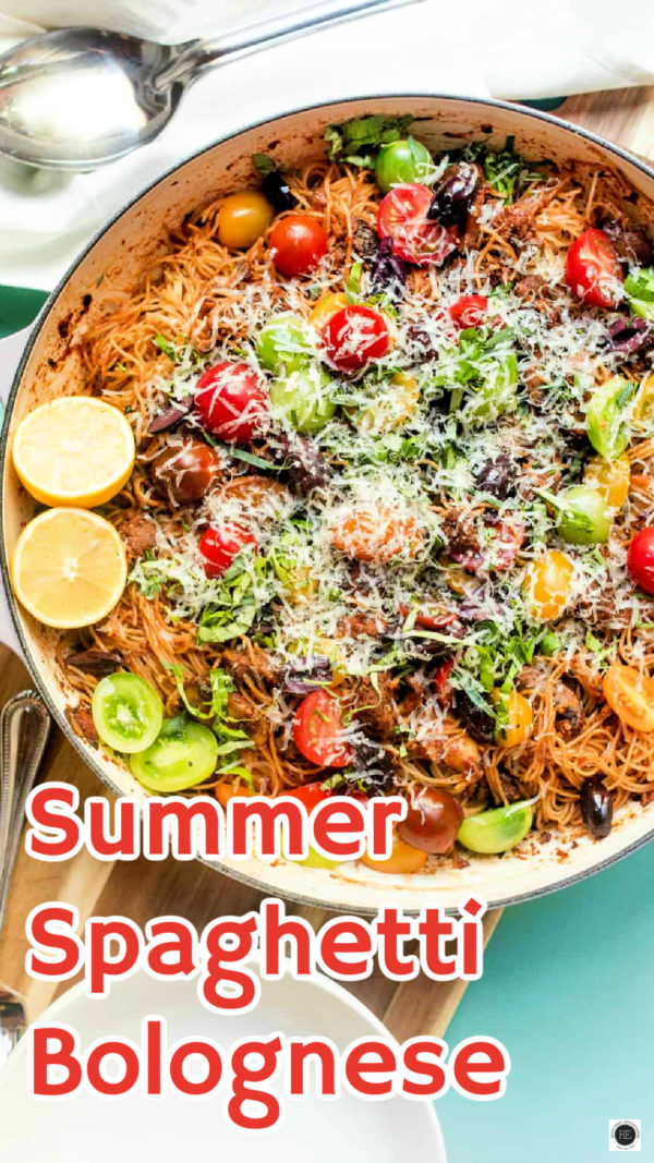 Summer Spaghetti Bolognese