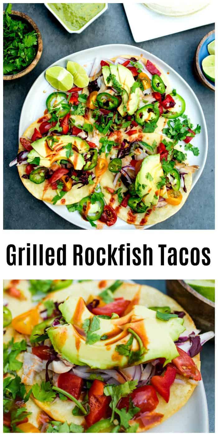 BEST Grilled Rockfish Tacos - Reluctant Entertainer