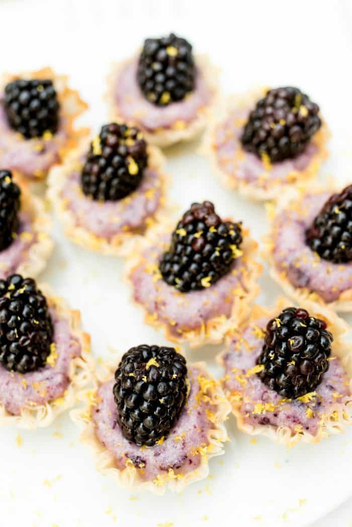 Blackberry Lemon Cups