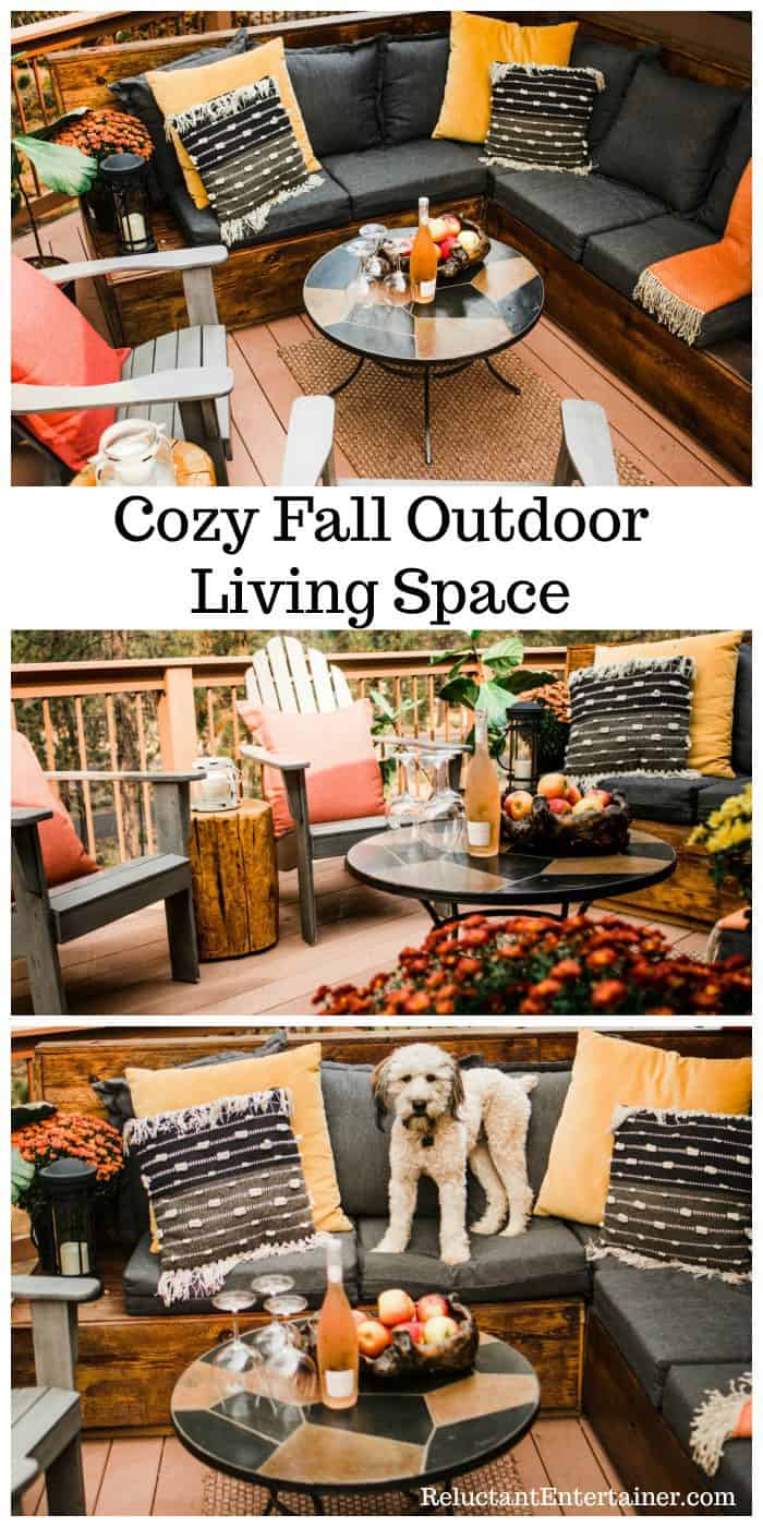 Cozy Outdoor Living Space - for FALL