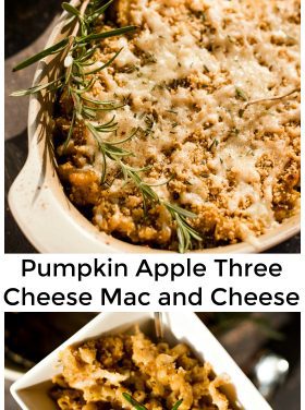 Pumpkin Apple Three Cheese Mac and Cheese - Reluctant Entertainer