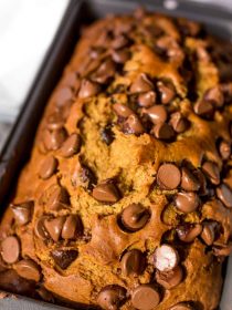 Pumpkin Chocolate Chip Banana Bread