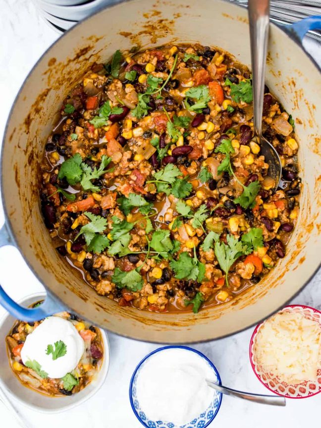 Best Pumpkin Turkey Chili Recipe Reluctant Entertainer