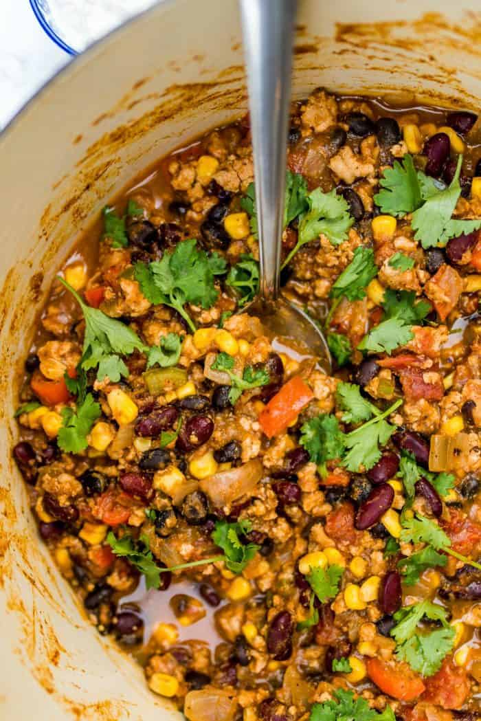 Pumpkin Turkey Chili