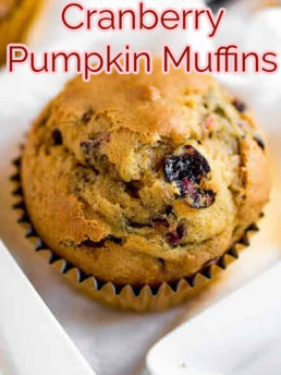 Cranberry Pumpkin Muffins