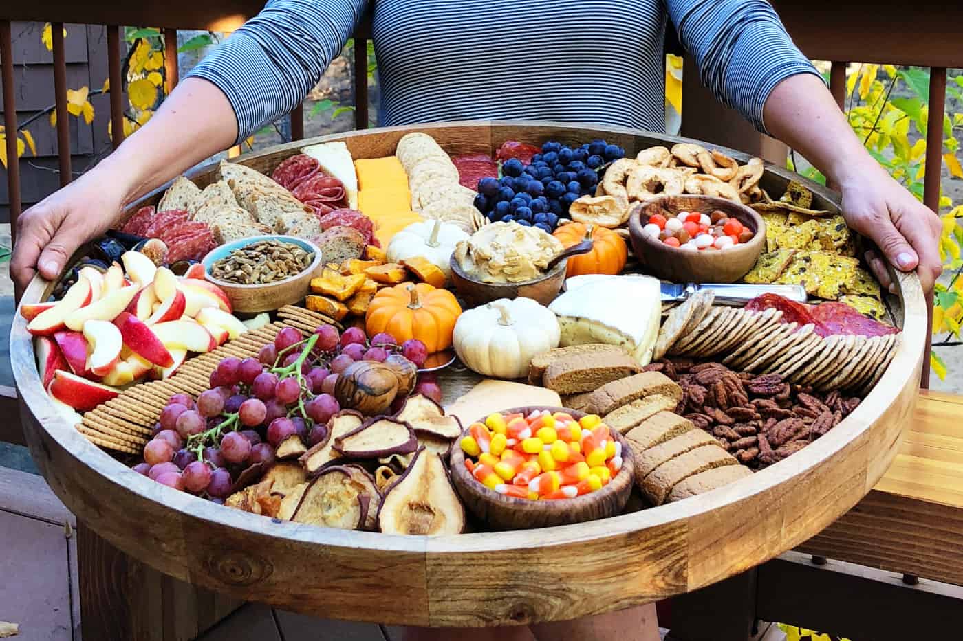 The Perfect Fall Cheese Board - Reluctant Entertainer