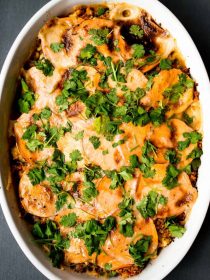 Mexican Sweet Potato  Quinoa Casserole