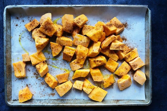 Pumpkin Spice Butternut Squash Charcuterie Board - how to