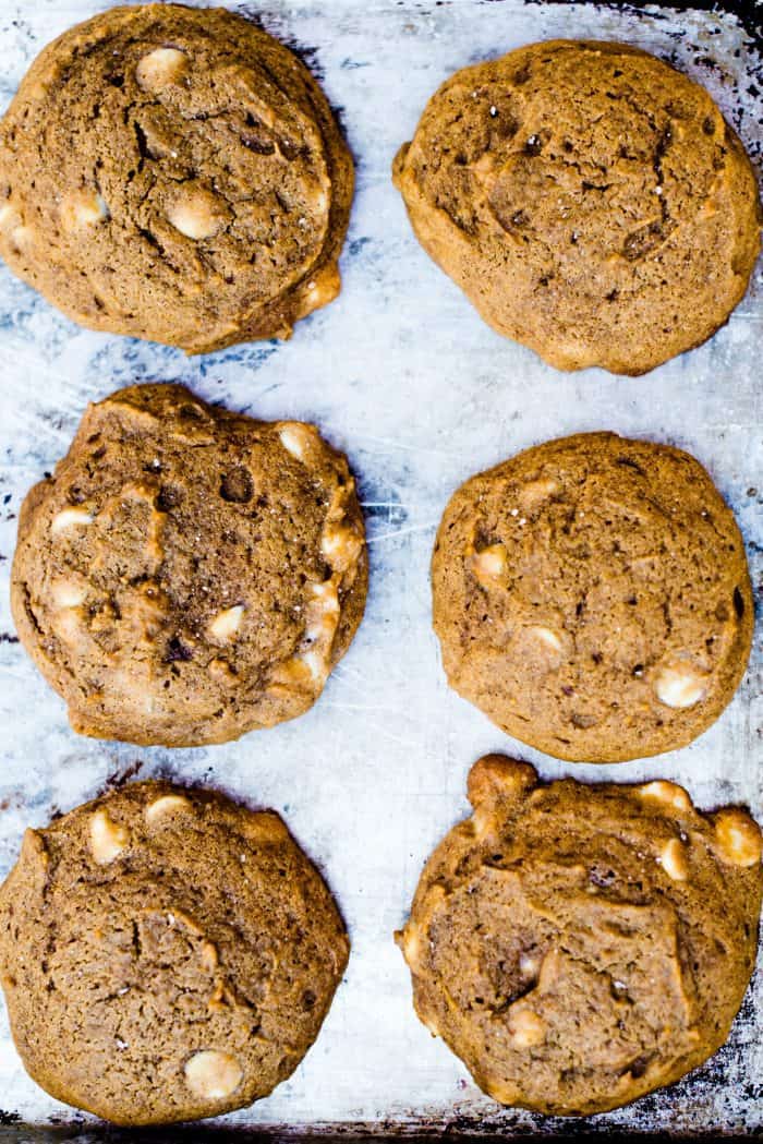 Tasty Pumpkin White Chocolate Chip Cookies