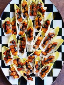 Roasted Butternut Squash Endive Appetizer