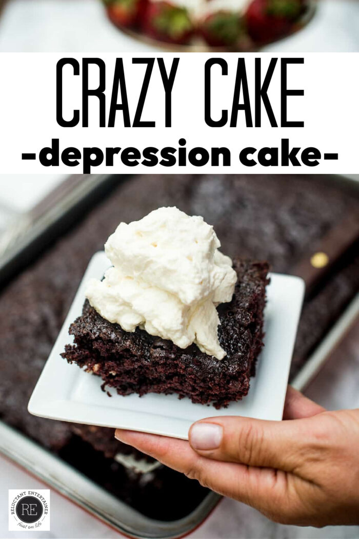 Chocolate Crazy Cake (Depression Cake)