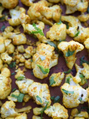 Roasted Cauliflower with Turmeric Recipe