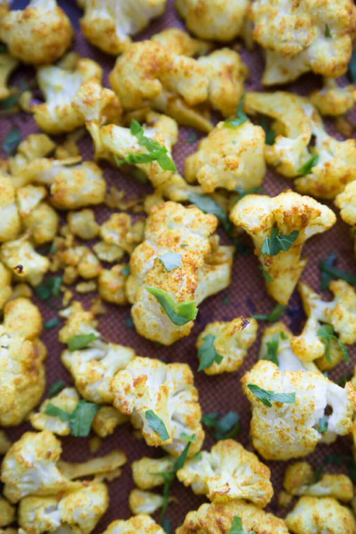 Roasted Cauliflower with Turmeric Recipe