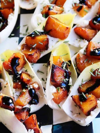 Roasted Butternut Endive Appetizer