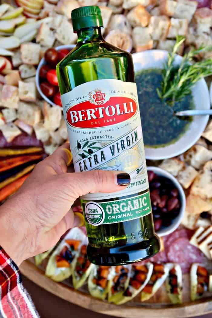 Best Bertolli® Olive Oil Italian Bread Dipping Oil Charcuterie Board
