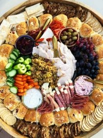 Leftover Thanksgiving Charcuterie Board