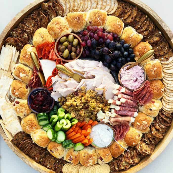 Delicious Leftover Thanksgiving Epic Charcuterie Board