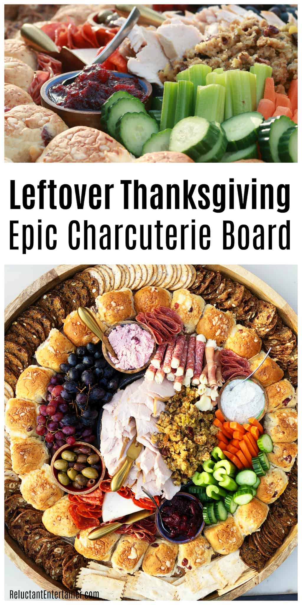 Leftover Thanksgiving Charcuterie Board - Reluctant Entertainer