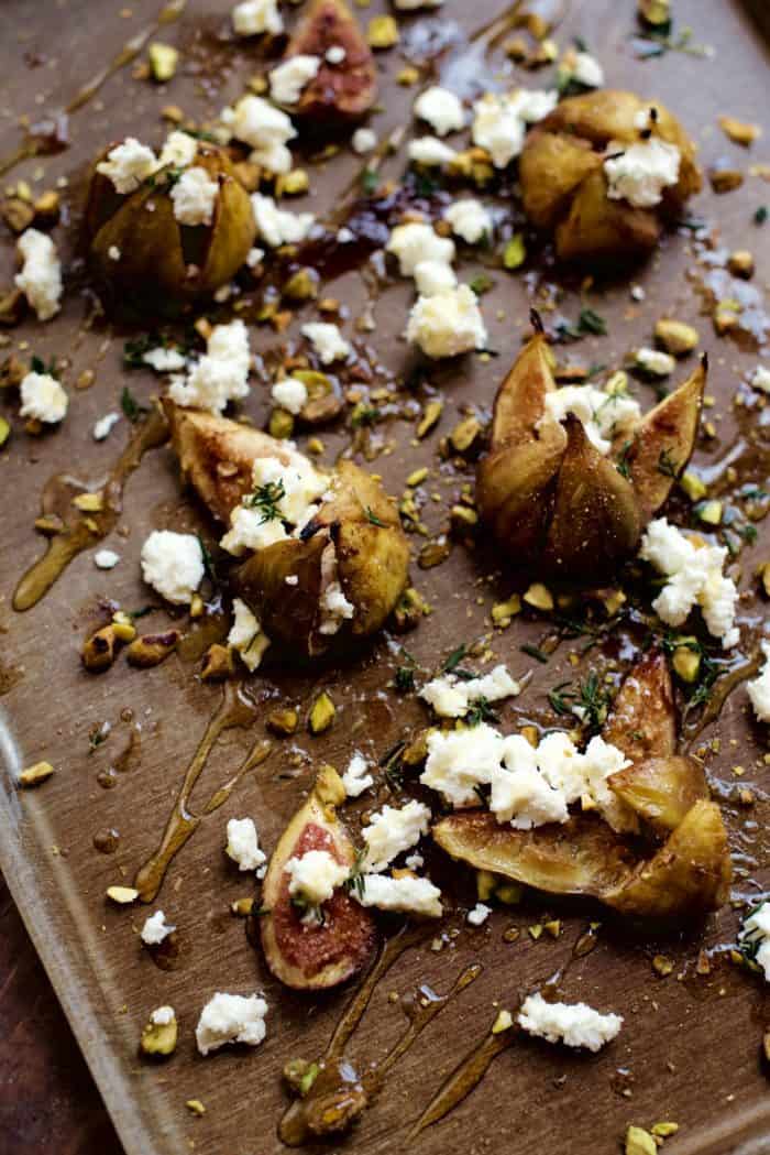 TASTY Roasted Goat Cheese Figs
