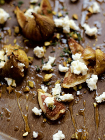 Roasted Goat Cheese Figs