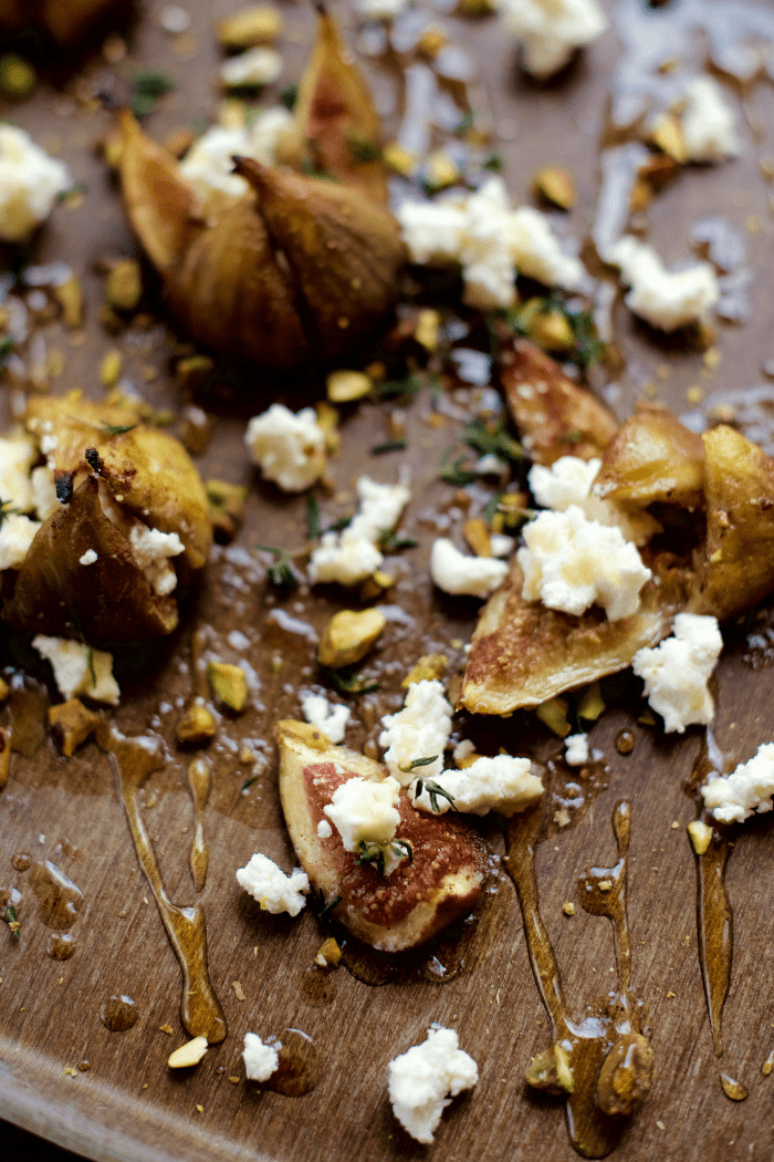 BEST Roasted Goat Cheese Figs APPETIZER