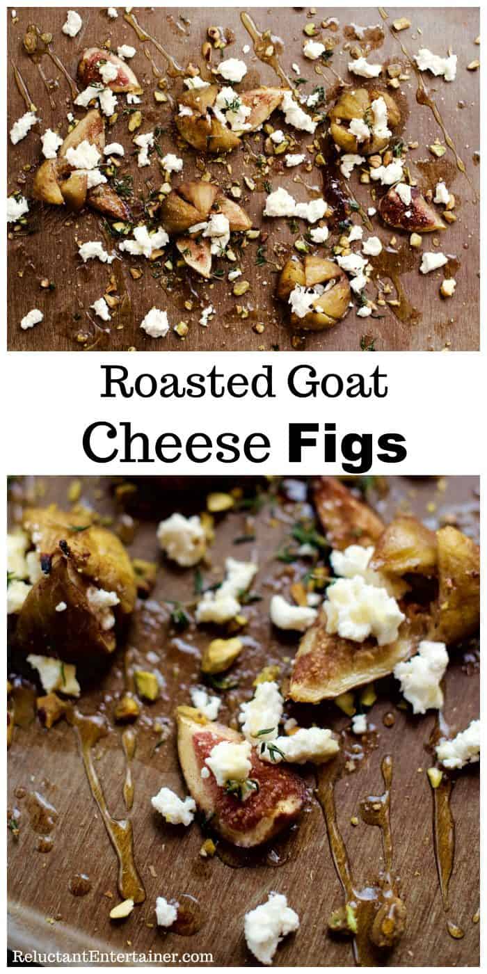 OVEN Roasted Goat Cheese Figs