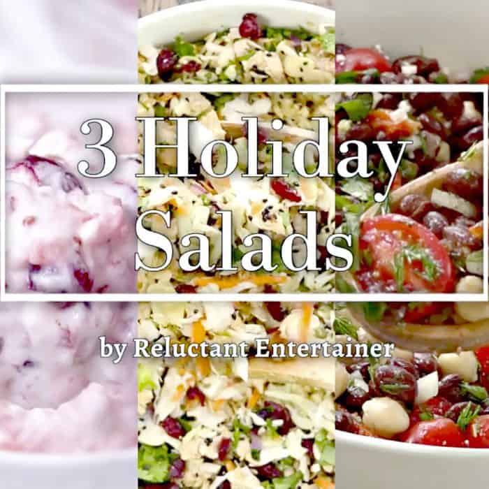 Christmas 3 Holiday Salads