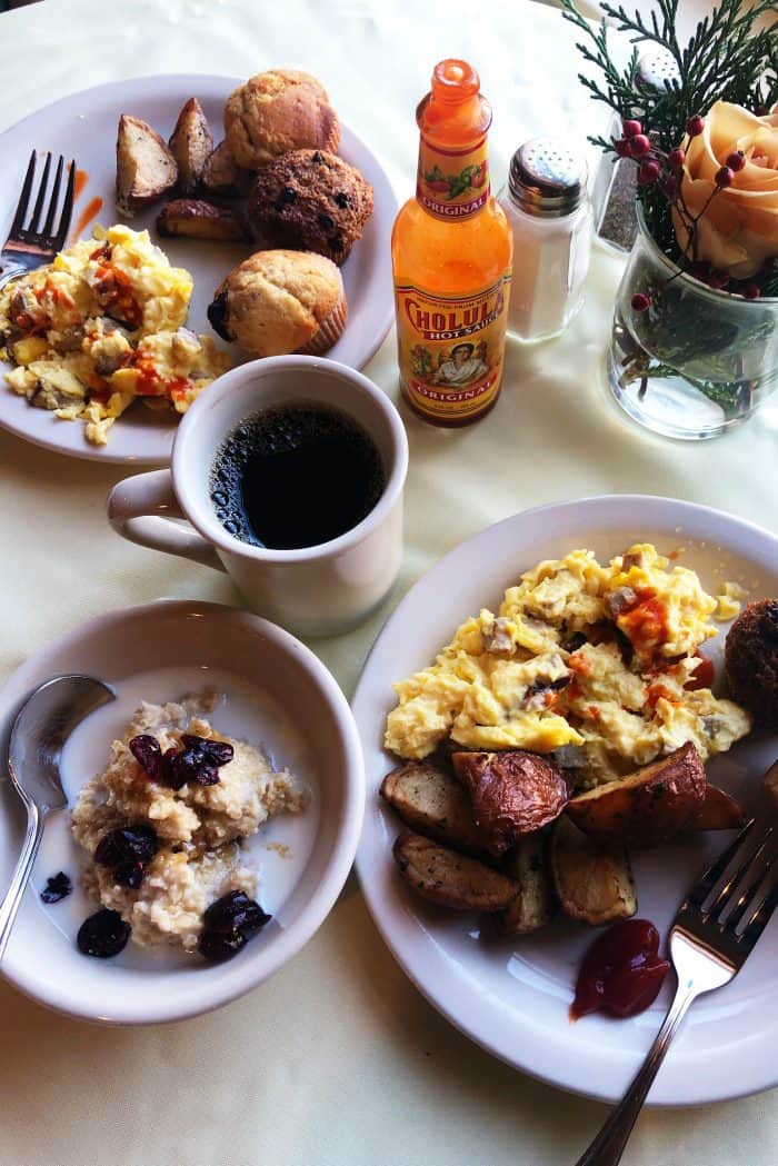 Ashland Springs Hotel Review in Ashland Oregon breakfast