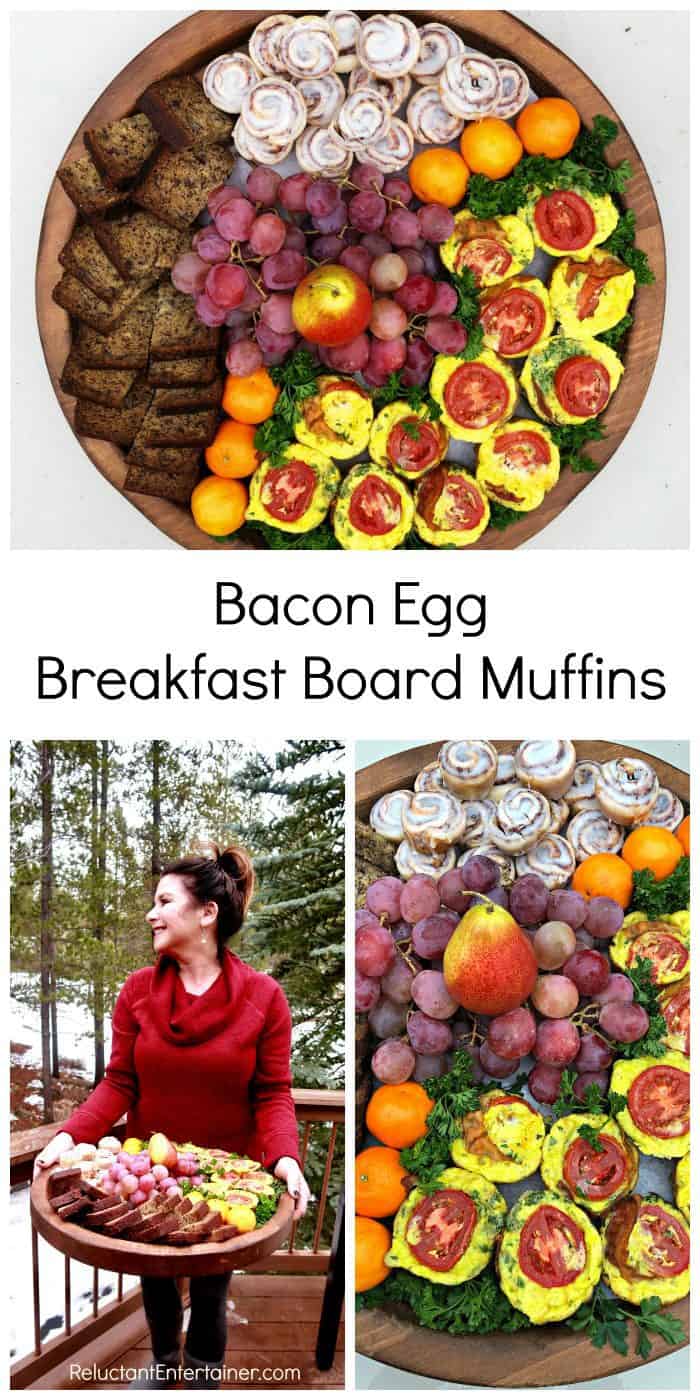 Bacon Egg Breakfast Board Muffins Recipe