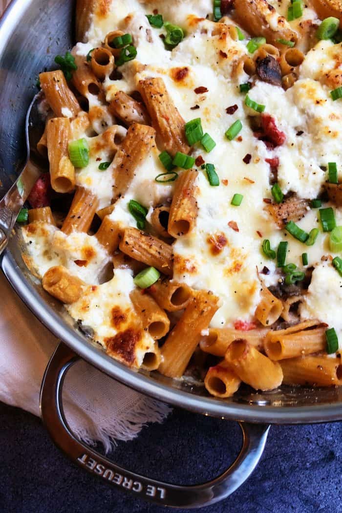 Cheesy Best Four Cheese Pasta Bake