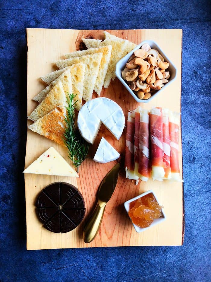 Cozy Minimalist Charcuterie Cheese Board