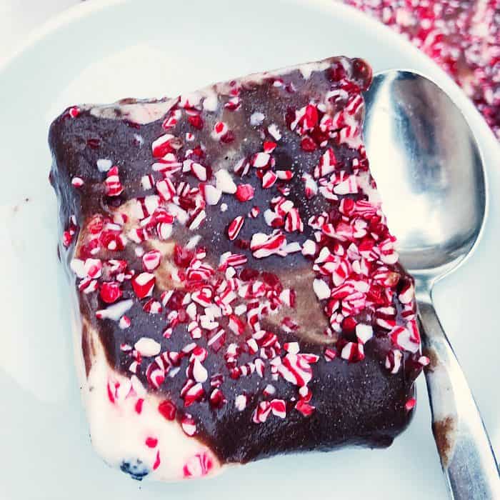 Tasty Frozen Peppermint Ice Cream Dessert