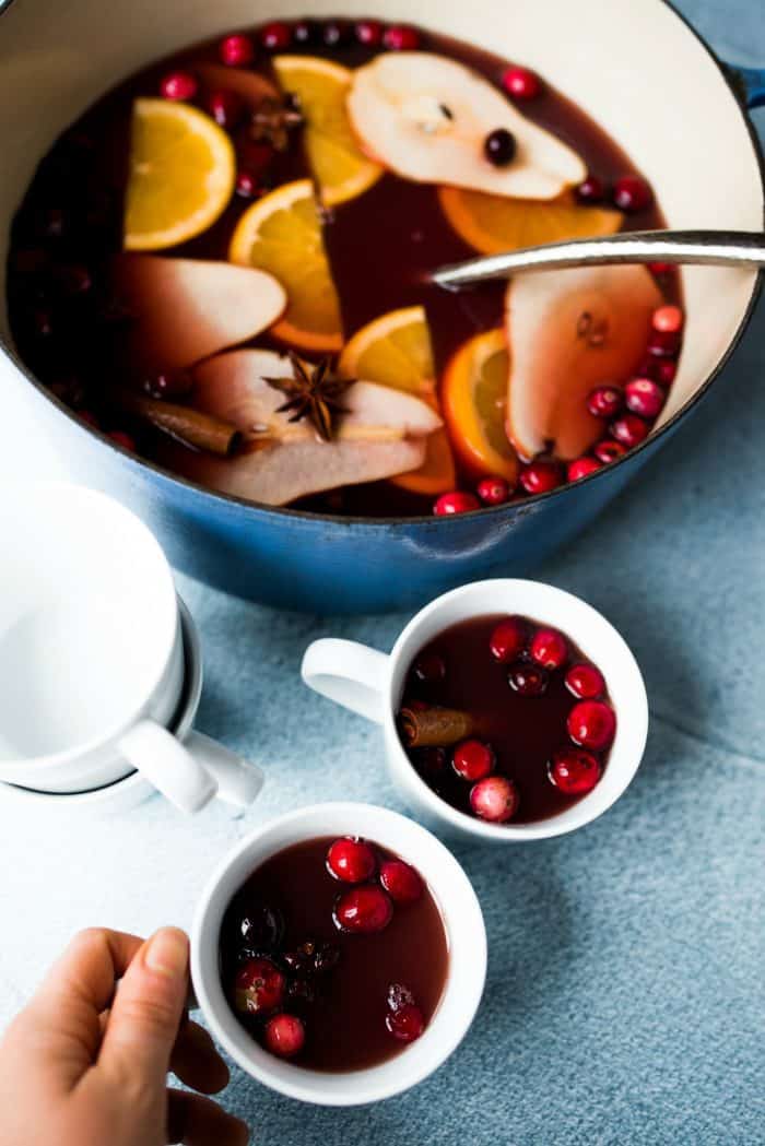 Best Holiday Pear Mulled Wine