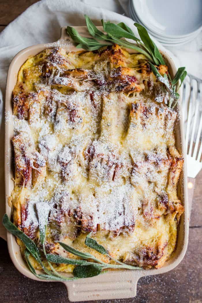 BEST Overnight Monte Cristo Breakfast Casserole