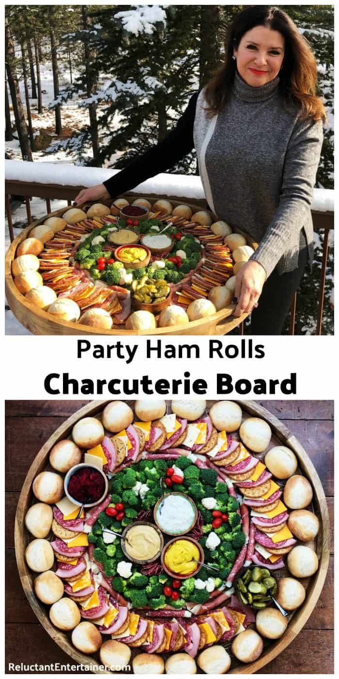 Party Ham Rolls Charcuterie Board Recipe