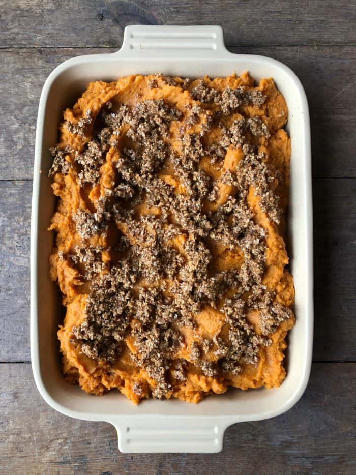 Vegan Sweet Potato Casserole