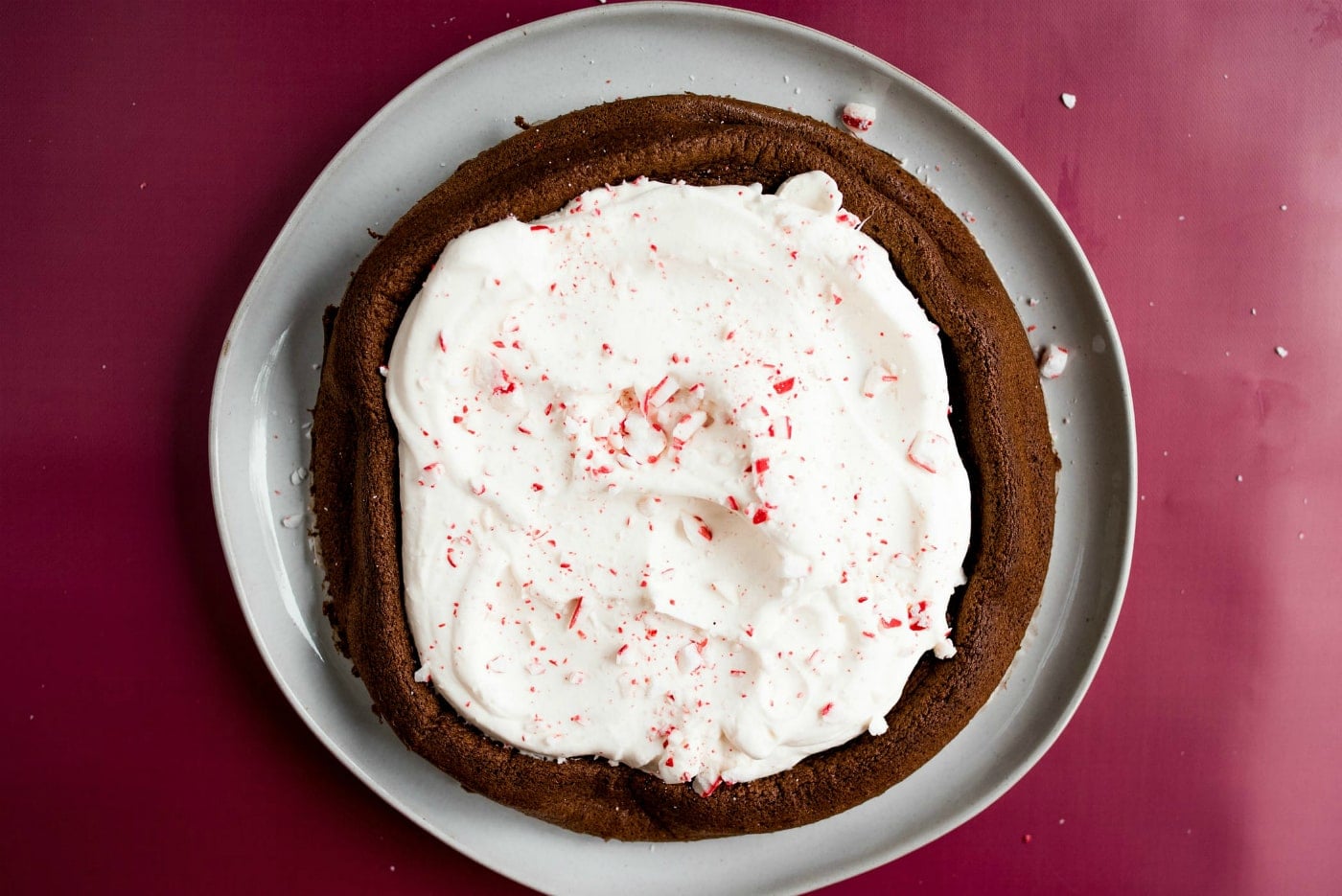 Flourless Chocolate Peppermint Cake - Reluctant Entertainer