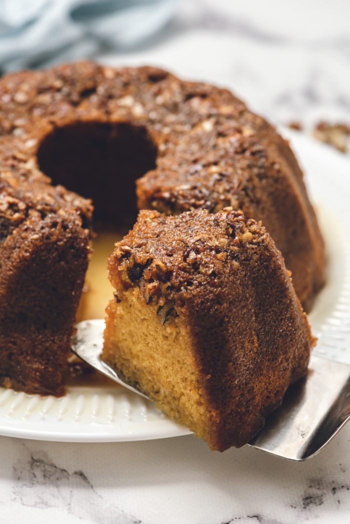 Holiday Rum Bundt Cake Recipe with Nuts