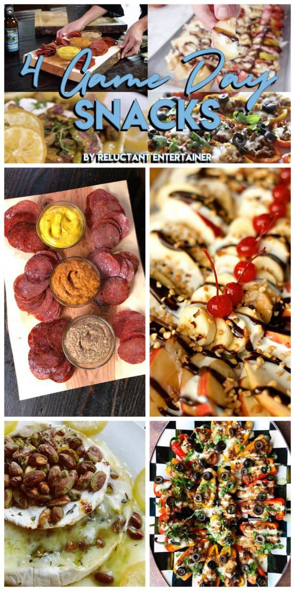 4 Game Day Snack Recipes - Reluctant Entertainer