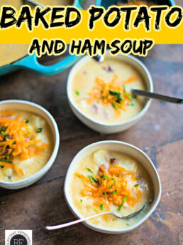 Baked Potato and Ham Soup