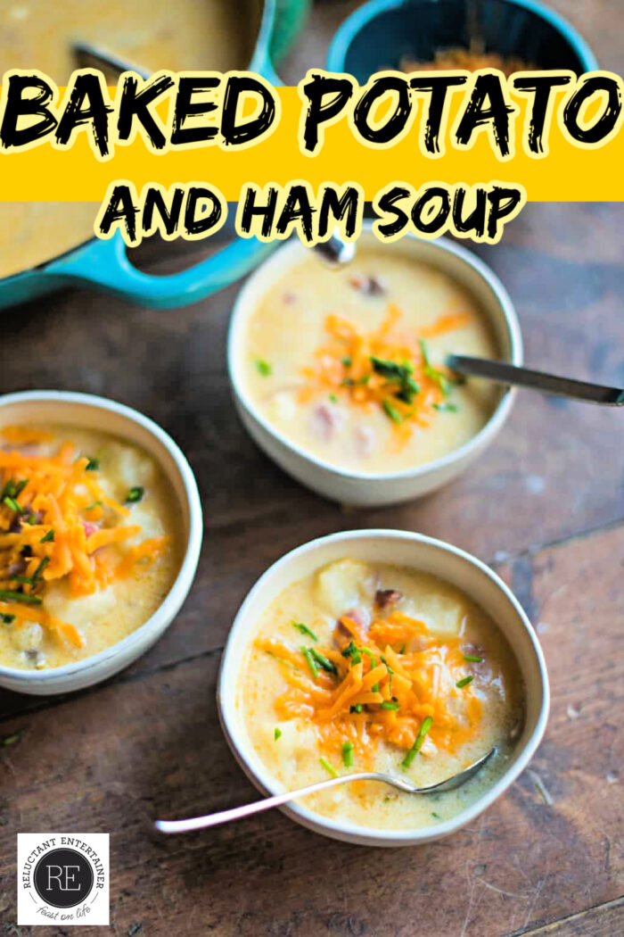 Baked Potato and Ham Soup