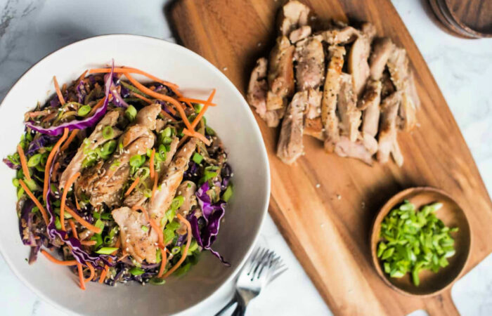 ingredients to make Healthy Chicken Pad Thai