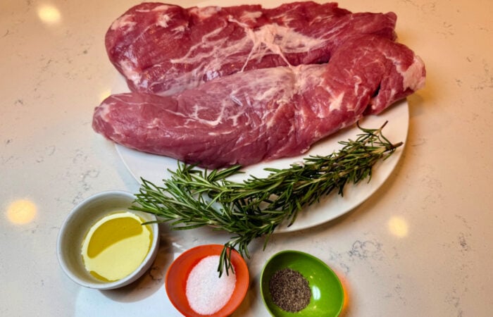 ingredients to make Rosemary Pork Tenderloin