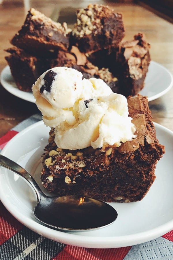 4 BEST Chocolate Desserts - hazelnut brownies