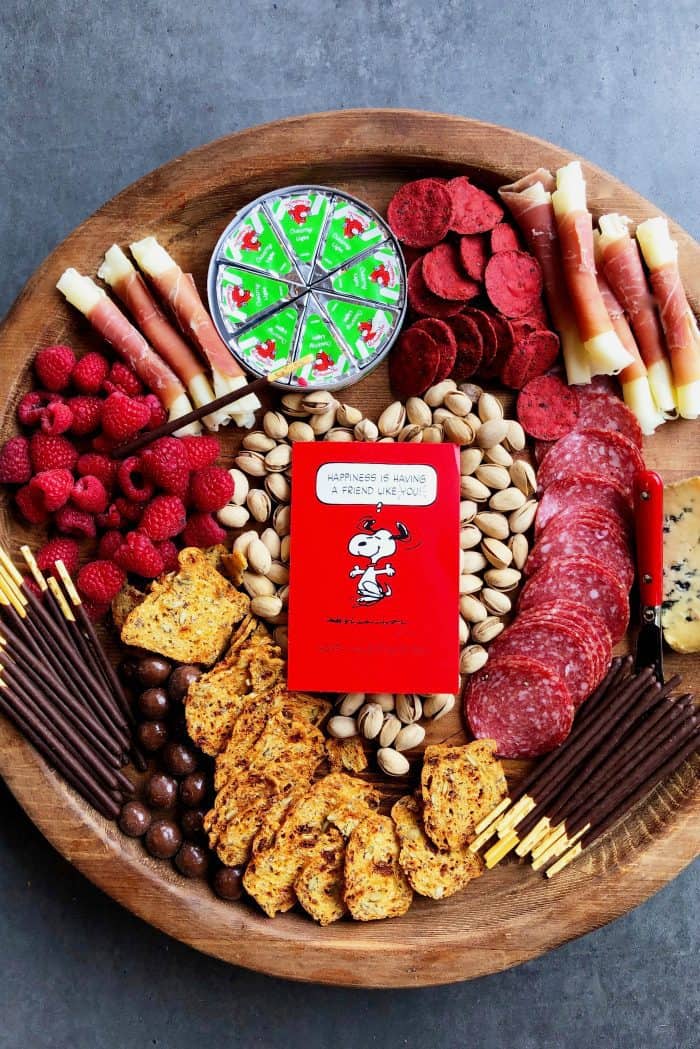 Valentine's Day Date Night Charcuterie Board - snoopy