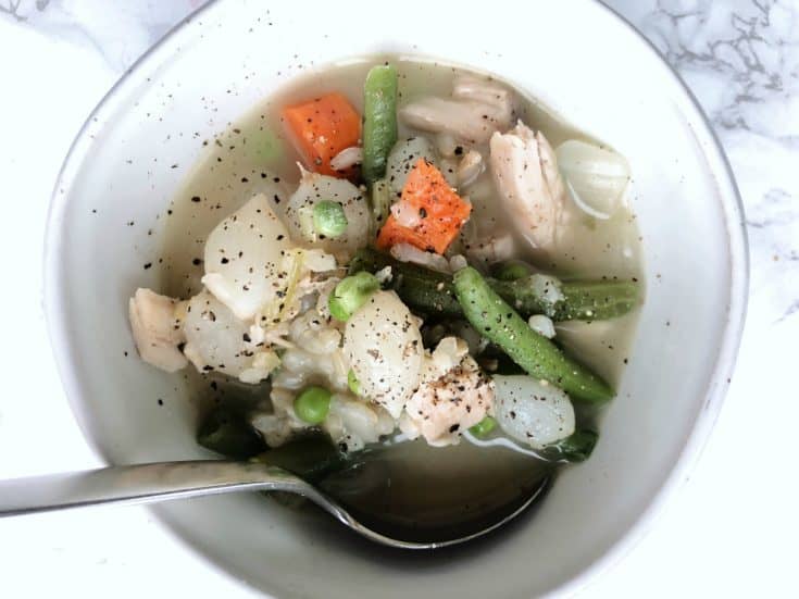 Easy Homemade Turkey Soup - Reluctant Entertainer