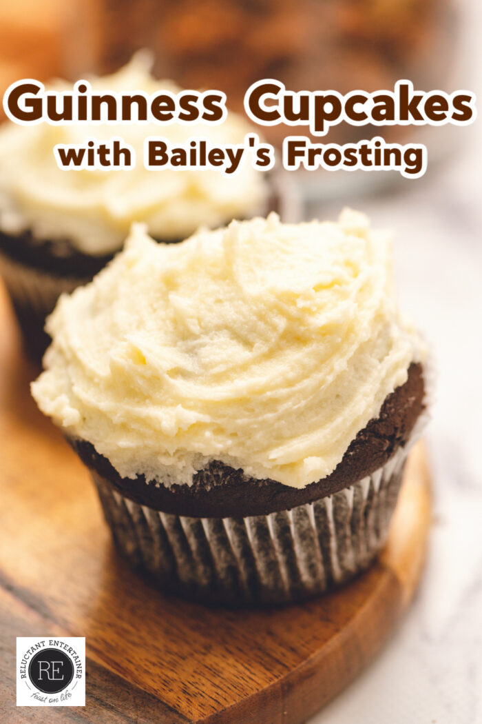 Guinness Cupcakes with Bailey's Frosting recipe