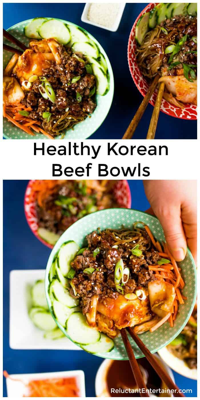 Healthy Korean Beef Bowls Recipe