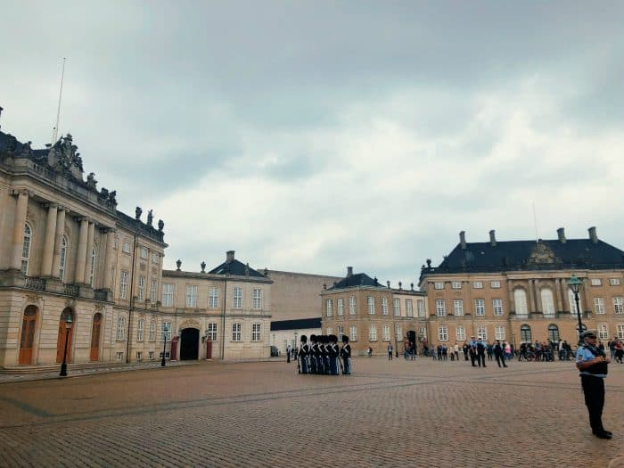 Homeland Viking Cruise Denmark Excursions - changing the guard